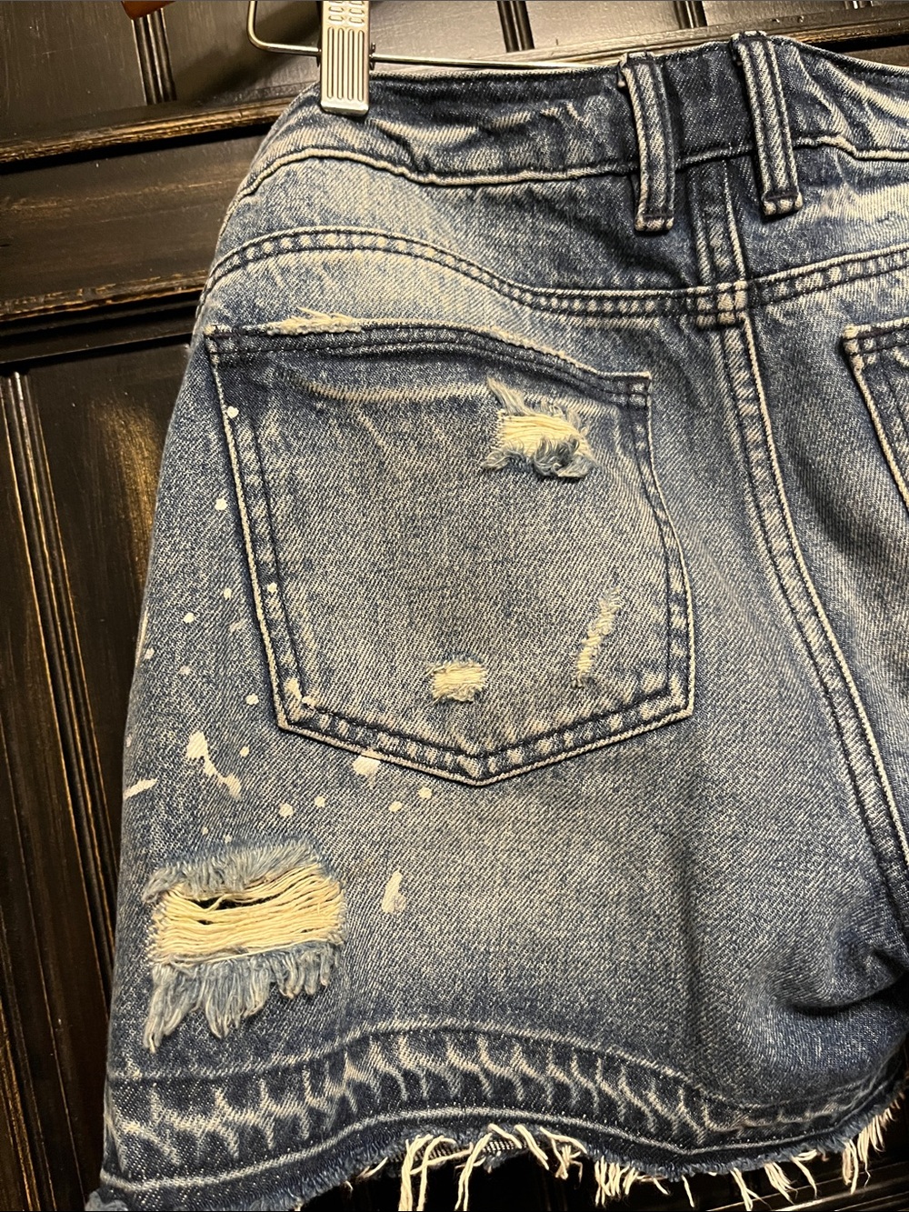Remix By Rock Revival Distressed denim shorts size 29 - Picture 10 of 15